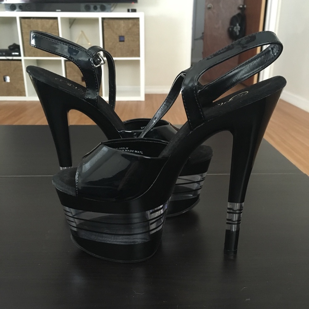 7" Stiletto Heel Ankle Strap Lined PF Sandal